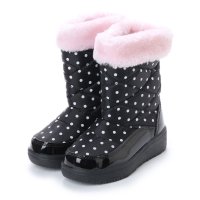 Anywalk/エニーウォーク Anywalk 防寒ブーツ ジュニア キッズ ガールズ 女の子用 ファー付きドット柄 aw_17991/507108927