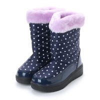 Anywalk/エニーウォーク Anywalk 防寒ブーツ ジュニア キッズ ガールズ 女の子用 ファー付きドット柄 aw_17991/507108927
