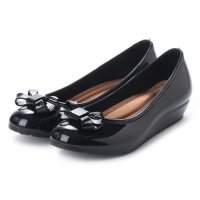 Angel fit/エンジェルフィット Angel FiT レディース レインシューズ パンプス レインパンプス OL 通勤 晴雨両用 完全防水 エナメル調 ラウンドトゥ ウェッジ/507108990