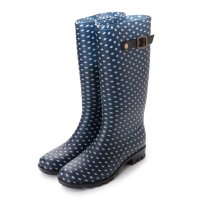 Angel fit/エンジェルフィット Angel FiT ドット柄 ジョッキータイプ レインブーツ af_18032/507109008