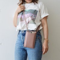 スタイロ styiro 本革 リアルレザースマホミニショルダーバッグ