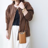 styiro/スタイロ styiro 本革 リアルレザースマホミニショルダーバッグ/507109048