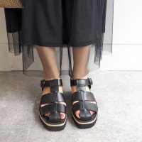 ashinagaojisan/アシナガオジサン あしながおじさん ほどよいボリューム感【軽量】厚底グルカサンダル/507109225