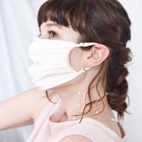 BRAND/ユー U 【ロコンド限定】プリーツ型マスク＆パール付きロングネックレス/マスクストラップセット 【返品不可商品】/507109330