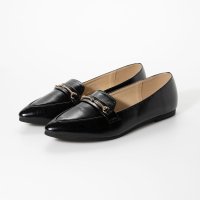 Angel fit/エンジェルフィット Angel FiT レディース フラットパンプス ポインテッドトゥ バレエシューズ af_20442 (BROWN SMOOTH)/507109386