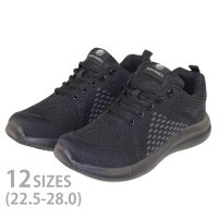 EARTH MARCH/アースマーチ EARTH MARCH 男女兼用 フライニット スニーカー スポーツシューズ レースアップ 20552 ネイビー (NAVY)/507109418