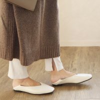 masyugirl/マシュガール masyugirl 【4E幅広・大きいサイズ】スクエアトゥVカットフラットパンプス/507109992