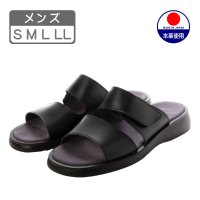 GLOBAL CLUB/グローバルクラブ GLOBAL CLUB メンズ 日本製 ビジネスサンダル ヘップサンダル レザーサンダル ベルクロ 牛革 本革 紳士 GC1207 （D.BR/507110107