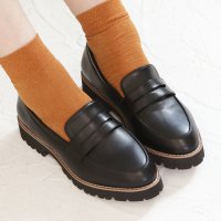masyugirl/マシュガール masyugirl 【4E幅広・大きいサイズ】厚底ローファー/507110138