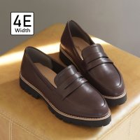 masyugirl/マシュガール masyugirl 【4E幅広・大きいサイズ】厚底ローファー/507110138