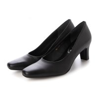 Simple Style/シンプルスタイル Simple Style 【本革】スクエアトゥプレーンパンプス 6cmヒール/507110212
