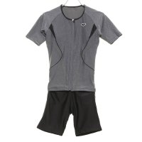 arena /アリーナ arena レディース 水泳 フィットネス水着 オオキメカラースナップツキセパレーツ LAR－0242W 【返品不可商品】/507111336