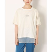 IGNIO/イグニオ IGNIO レディース 半袖Tシャツ シアーレイヤードロゴTシャツ IG－9A20092TS/507113073