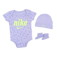 NIKE/ナイキ NIKE ジュニア Tシャツハーフパンツセット ナイキベビー3点セットボックス NN0858－06【返品不可商品】/507113157