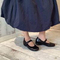 BLANC / BLEU/ブランブルー blanc/bleu 大きめサイズ【日本製】【本革】【3E幅】ふかふかインソール メリージェーン ストラップパンプス/507113231