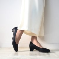 BLANC / BLEU/ブランブルー blanc/bleu【日本製】【本革】【サイレントヒール】ふかふかインソール プレーンパンプス 3cmヒール/507113283