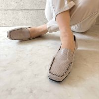 BLANC / BLEU/ブランブルー blanc/bleu【日本製】【本革】【軽量】ふかふかインソール モカシンシューズ/507113289
