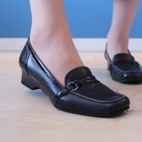 BLANC / BLEU/ブランブルー blanc/bleu 【日本製】【本革】【軽量】ふかふかインソール ベルト付きコンフォートパンプス/507113307