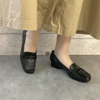 BLANC / BLEU/ブランブルー blanc/bleu【日本製】【本革】ふかふかインソール バックルつきローファー/507113319