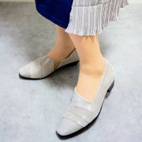 BLANC / BLEU/ブランブルー blanc/bleu アシンメトリードレーブパンプス/507113342
