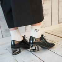 Jeffrey Campbell/ジェフリーキャンベル Jeffrey Campbell 蹄ヒール　レースアップシューズ/507113567