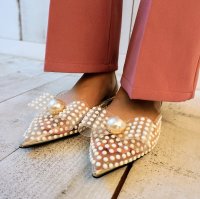 Jeffrey Campbell/ジェフリーキャンベル Jeffrey Campbell 【2024SSモデル】パールミュールパンプス/507113597