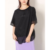 IGNIO/イグニオ IGNIO レディース 半袖Tシャツ シアーレイヤードロゴTシャツ IG－9A20092TS/507113956
