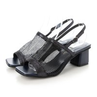 NEUE THE MARKET/ノイエザマーケット NEUE THE MARKET チャンキーヒールネットサンダル/93506/507114024