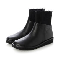 NEUE DIFFUSION/ノイエ ディフュージョン neue diffusion バックファスナー付きニットショートブーツ/507114248