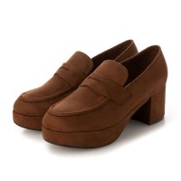 NEUE THE MARKET/ノイエ ザ マーケット NEUE THE MARKET ストーム付きヒールローファー/TM22474/507114417