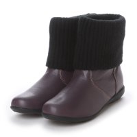 HERB/ハーブ herb ニット折り返し本革ブーツ/507115794