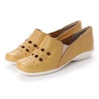 PASSER ACHETER/パセアシュテ PASSER ACHETER 山羊革パンチングスリッポン/507115835