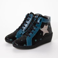Carissimo alte/カリシモアルテ Carissimo alte ハラコ風 本革ウェッジソールスリッポン/507115953