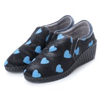 Carissimo alte/カリシモアルテ Carissimo alte 本革 ウェッジソールスリッポン/507115955