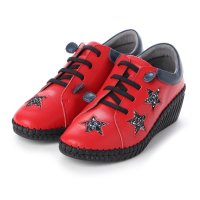 Carissimo alte/カリシモアルテ Carissimo alte スターモチーフ 本革ウェッジスリッポン/507115957