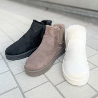R&E/アールアンドイー R&E サイドゴアムートンブーツ/507116003