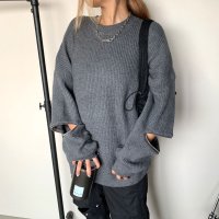non-hedge/ノンヘッジ non－hedge 袖ZIPニットチュニック/507116462