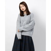 Nachu&Diary/ナチュアンドダイアリー Nachu & Diary ケーブル編み ニット トップス/507117353
