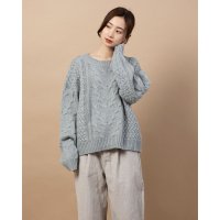 Nachu&Diary/ナチュアンドダイアリー Nachu & Diary ケーブル編み ニット トップス/507117353
