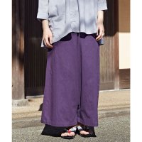 KAYA/【カヤ】四季巡り幅広もんぺ風パンツ グレー/507117542