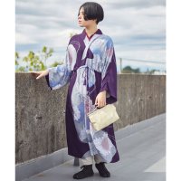 KAYA/【カヤ】花いかだ倣いワンピース ネイビー/507117544