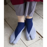【カヤ】足袋型くつ下23－25cm 四季重ね色 梅