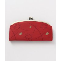 KAYA/【カヤ】春乃野 がま口長財布 レッド/507117626