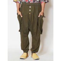 CAYHANE/【チャイハネ】ジャージ変形MEN'Sサルエルパンツ ブラック/507118294