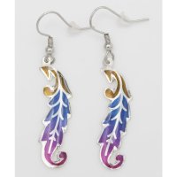 CAYHANE/【チャイハネ】シッポウリーフピアス グリーン/507119027
