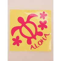 KAHIKO/【kahiko】Hawaiian Sticker ホヌ＆プルメリア ブルー/507119698