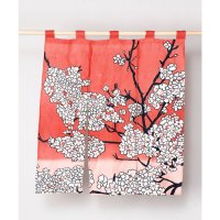 KAYA/【カヤ】花見 中暖簾 ブルー/507119858