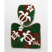 KAHIKO/【Kahiko】HAWAIIAN TOILETRY COVER＆MAT トイレセット マイカイアロハ その他2【返品不可商品】/507120897