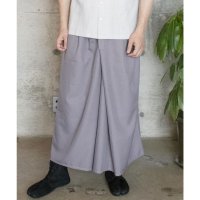 KAYA/【カヤ】いなせ袴 メンズワイドパンツ オリーブ/507120990
