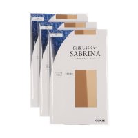 SABRINA/サブリナ SABRINA 【3足組】伝線しにく 美しい透明感 いストッキング 3足組/507121988